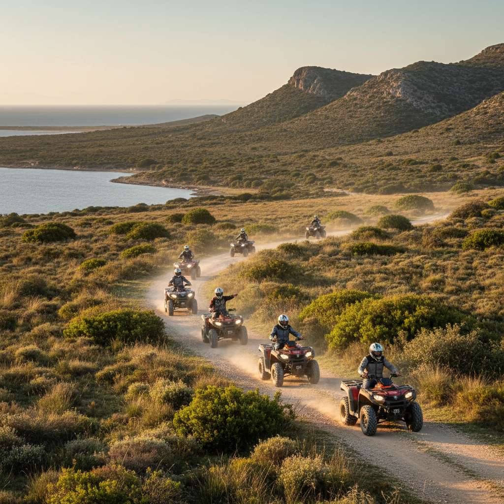 Explorer les Corbières et le littoral en randonnée quad depuis Port-la-Nouvelle